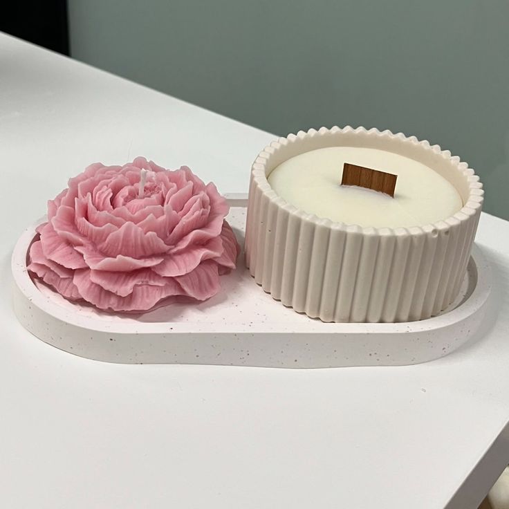 Peony Blush Jar Candle Set