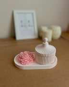 Peony Blush Jar Candle Set