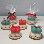 Christmas Bubble Candle Set of 2