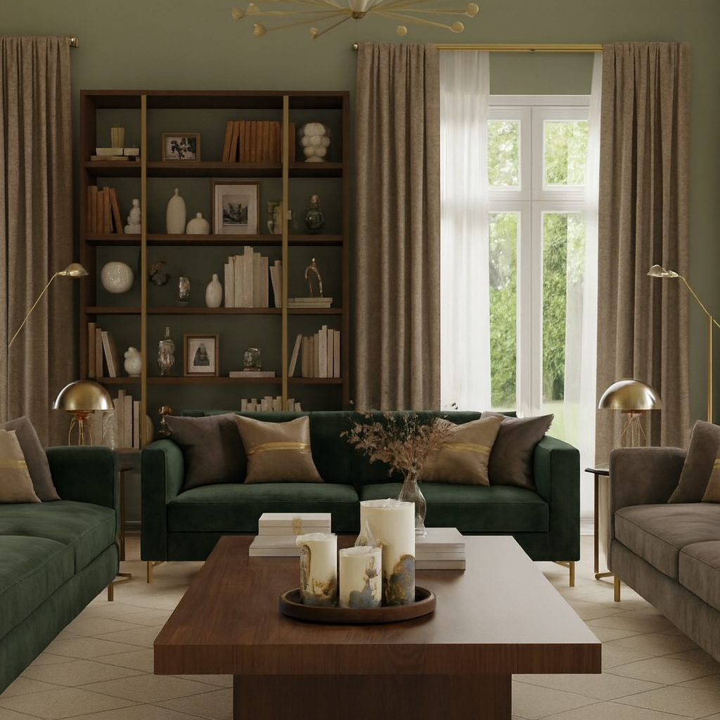 Gilded Glow Trio – Set of 3 Luxury Candles