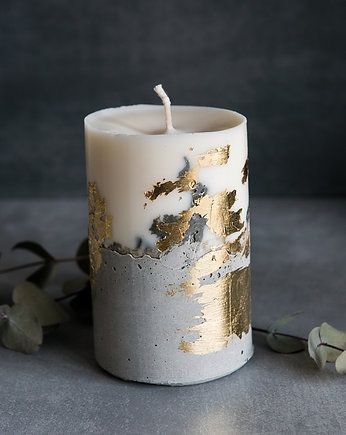 Gilded Glow Trio – Set of 3 Luxury Candles