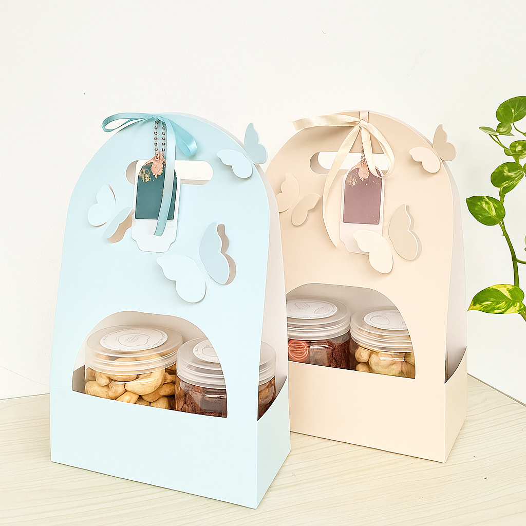 Butterfly Gifting Hamper – 2 Jar Edition | Customizable Artisanal Gift