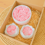 Rosette Garden – Sculpted Floral Scented Candle