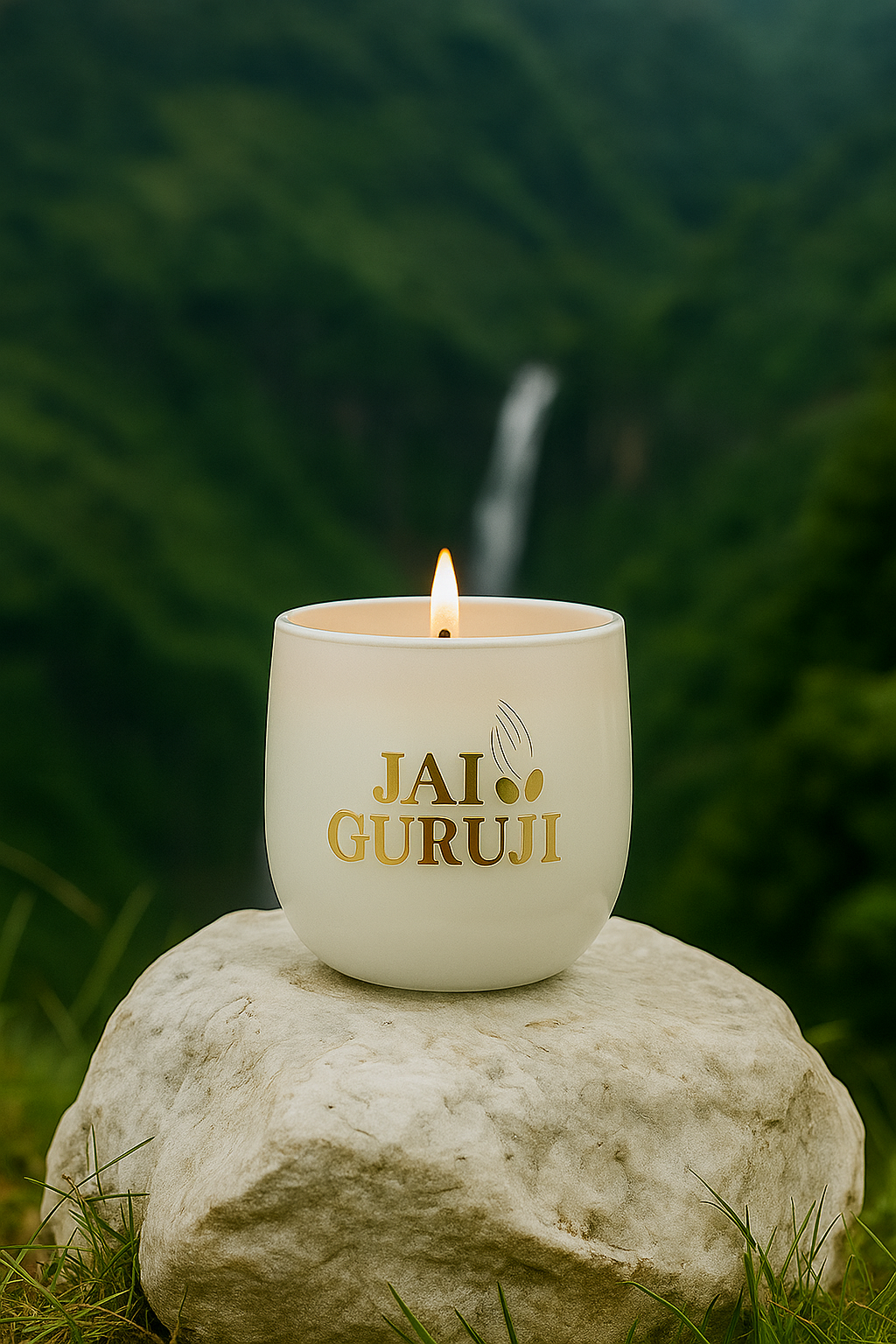 Divinity Jar Candle – Jai Guruji Edition (Buy 1 Get 1 Free)