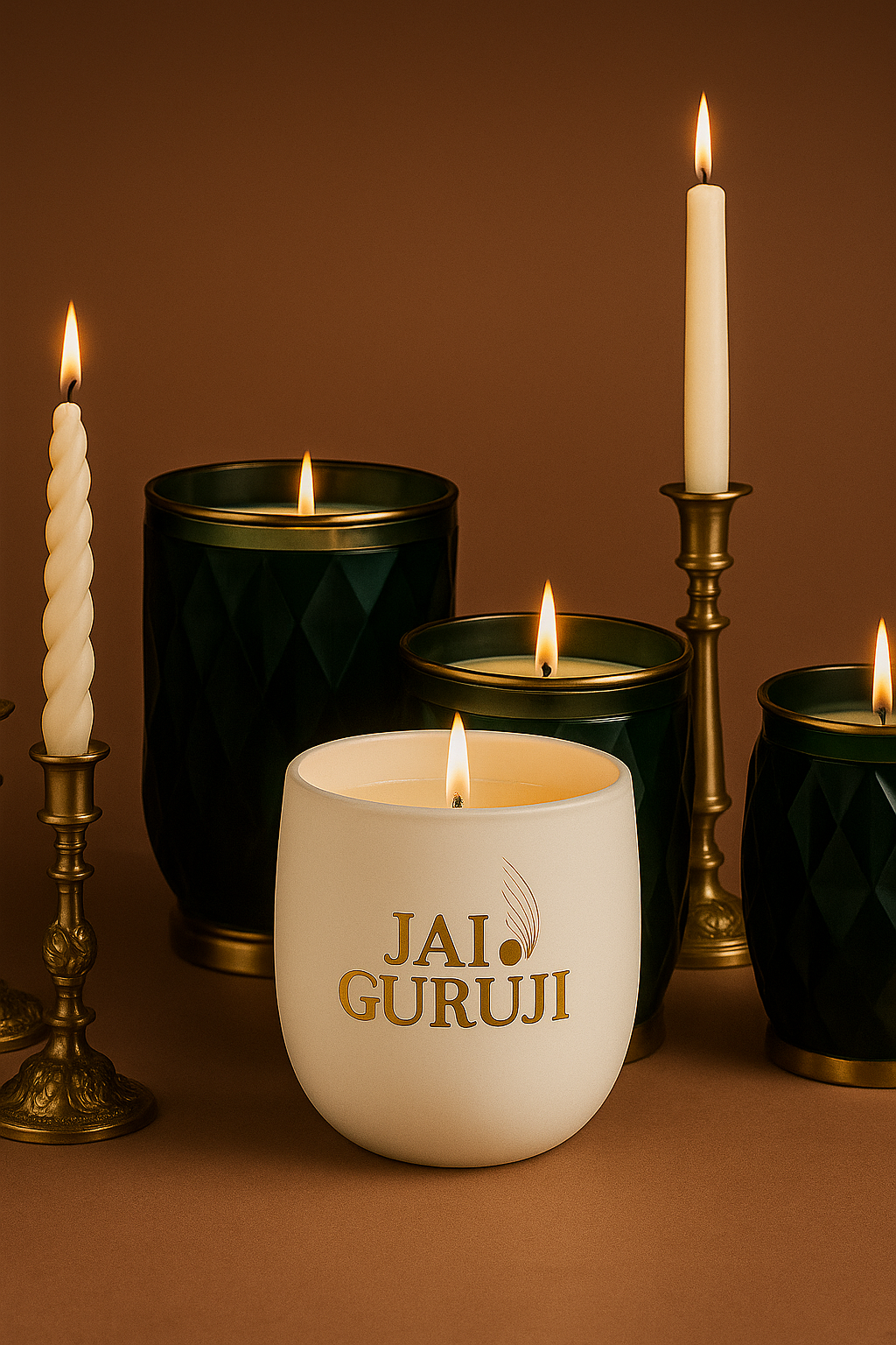 Divinity Jar Candle – Jai Guruji Edition (Buy 1 Get 1 Free)