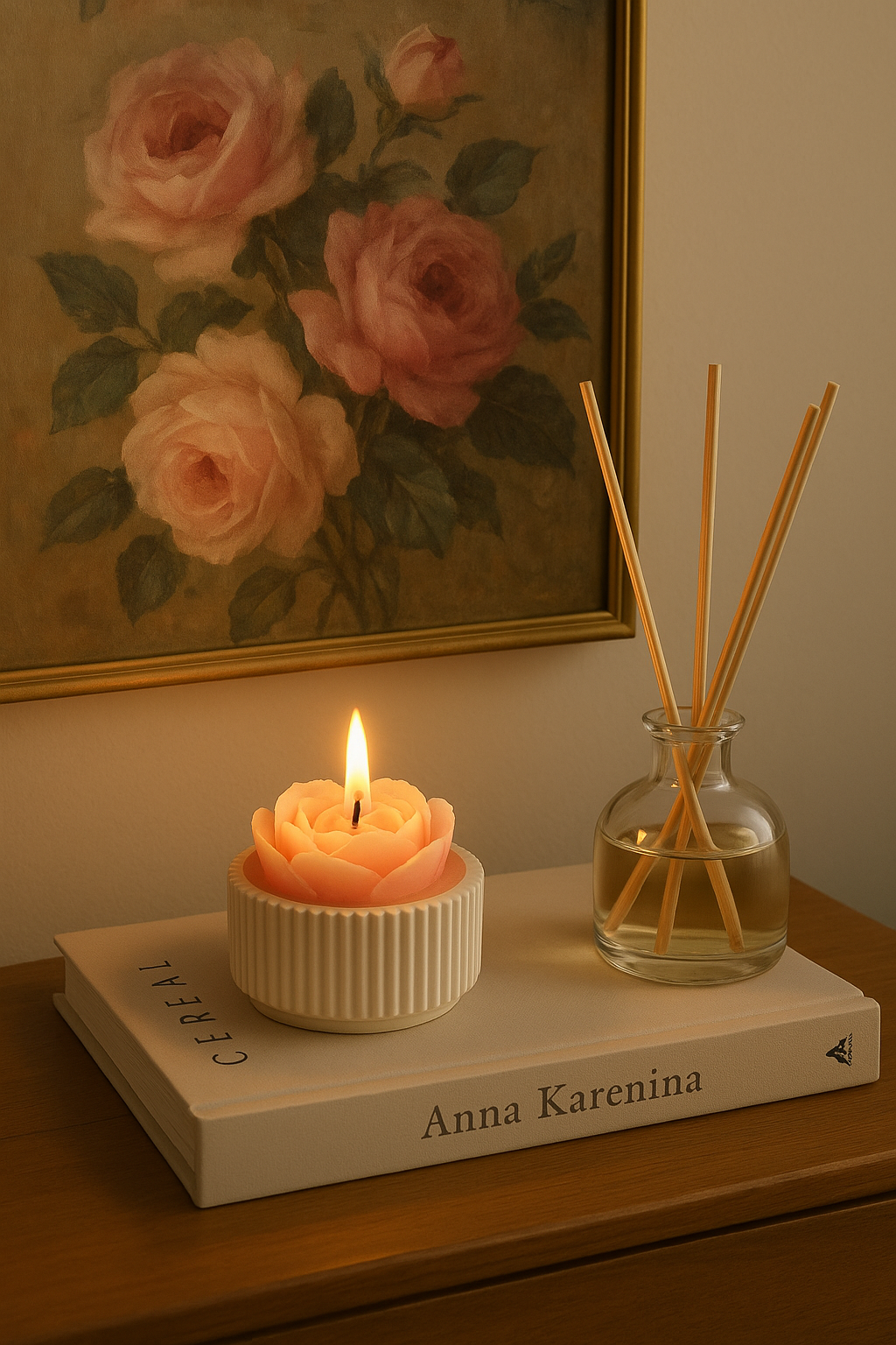 Petal Whispers Bloom Candle