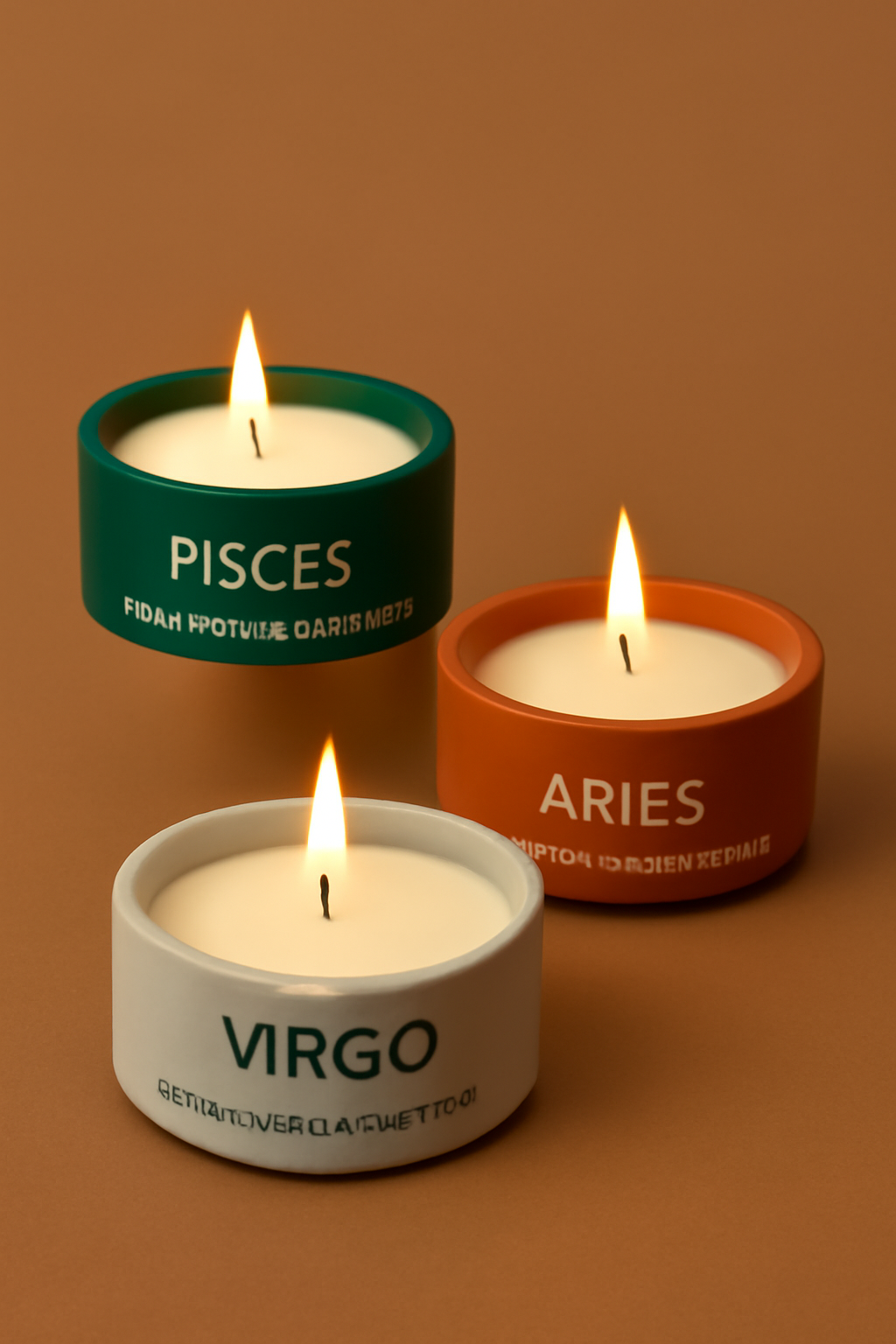 Zodiac Sign Scented Candles Collection(Pack of 2)