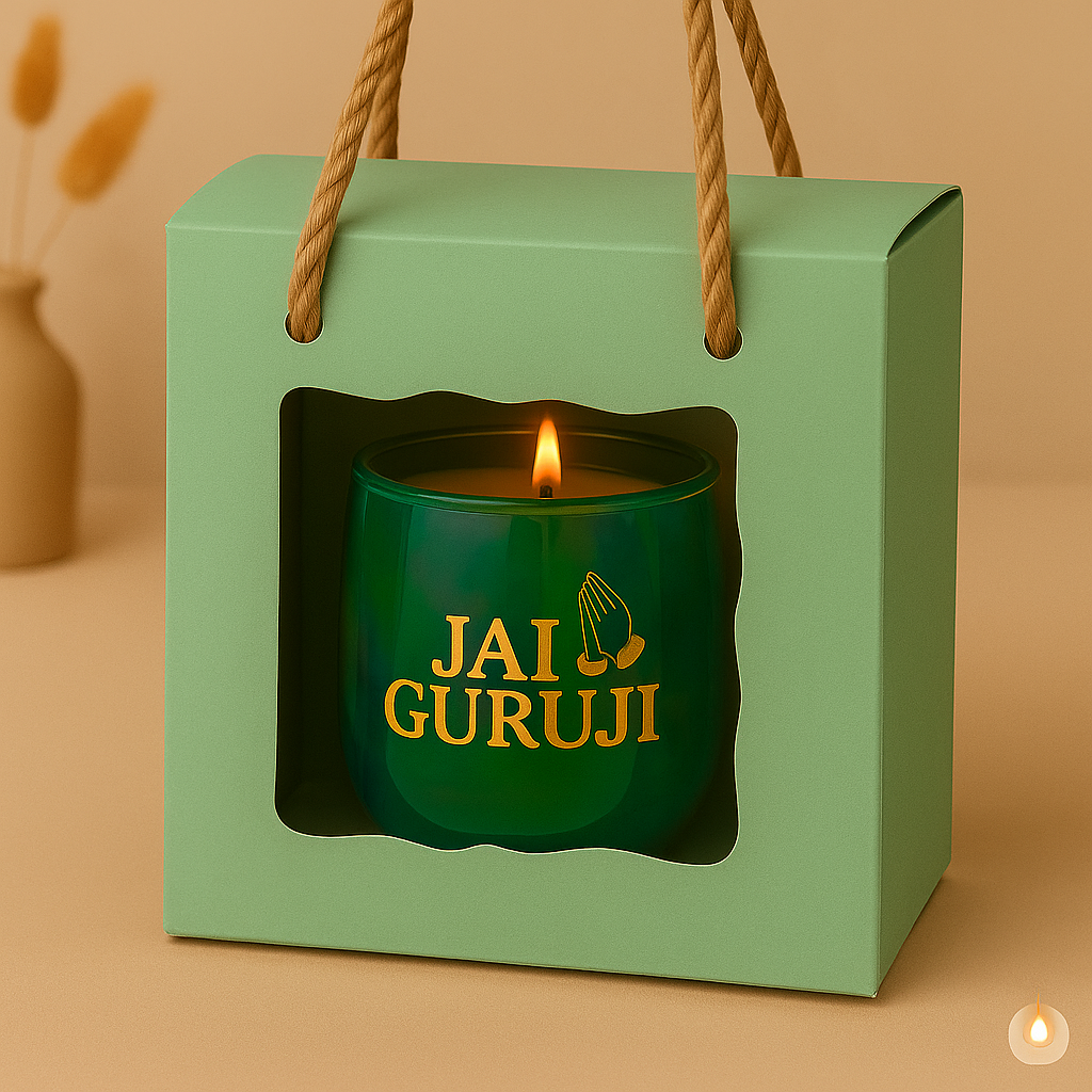 Divinity Jar Candle – Jai Guruji Edition (Buy 1 Get 1 Free)