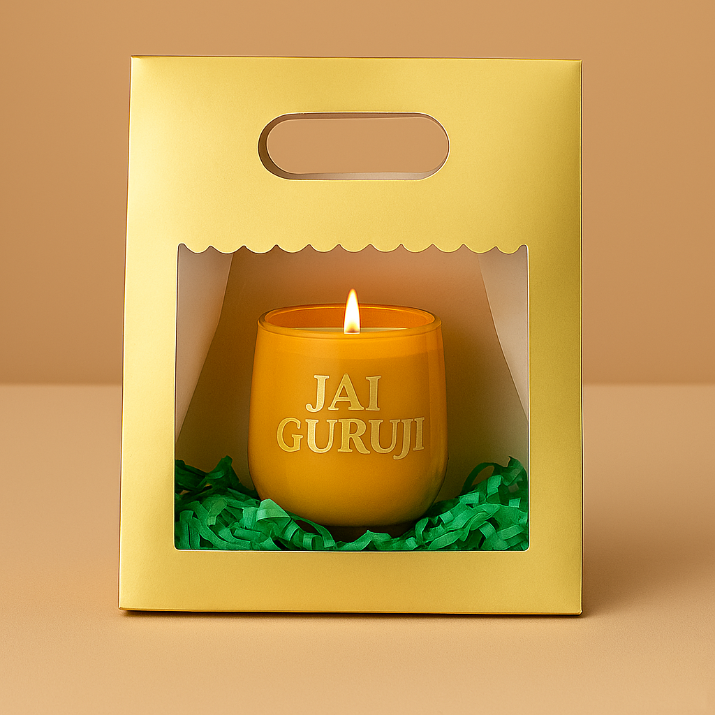 Divinity Jar Candle – Jai Guruji Edition (Buy 1 Get 1 Free)