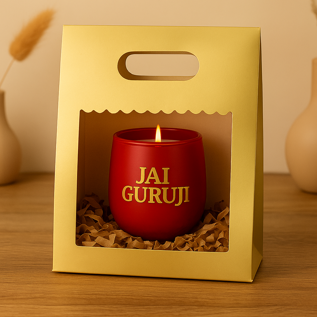 Divinity Jar Candle – Jai Guruji Edition (Buy 1 Get 1 Free)