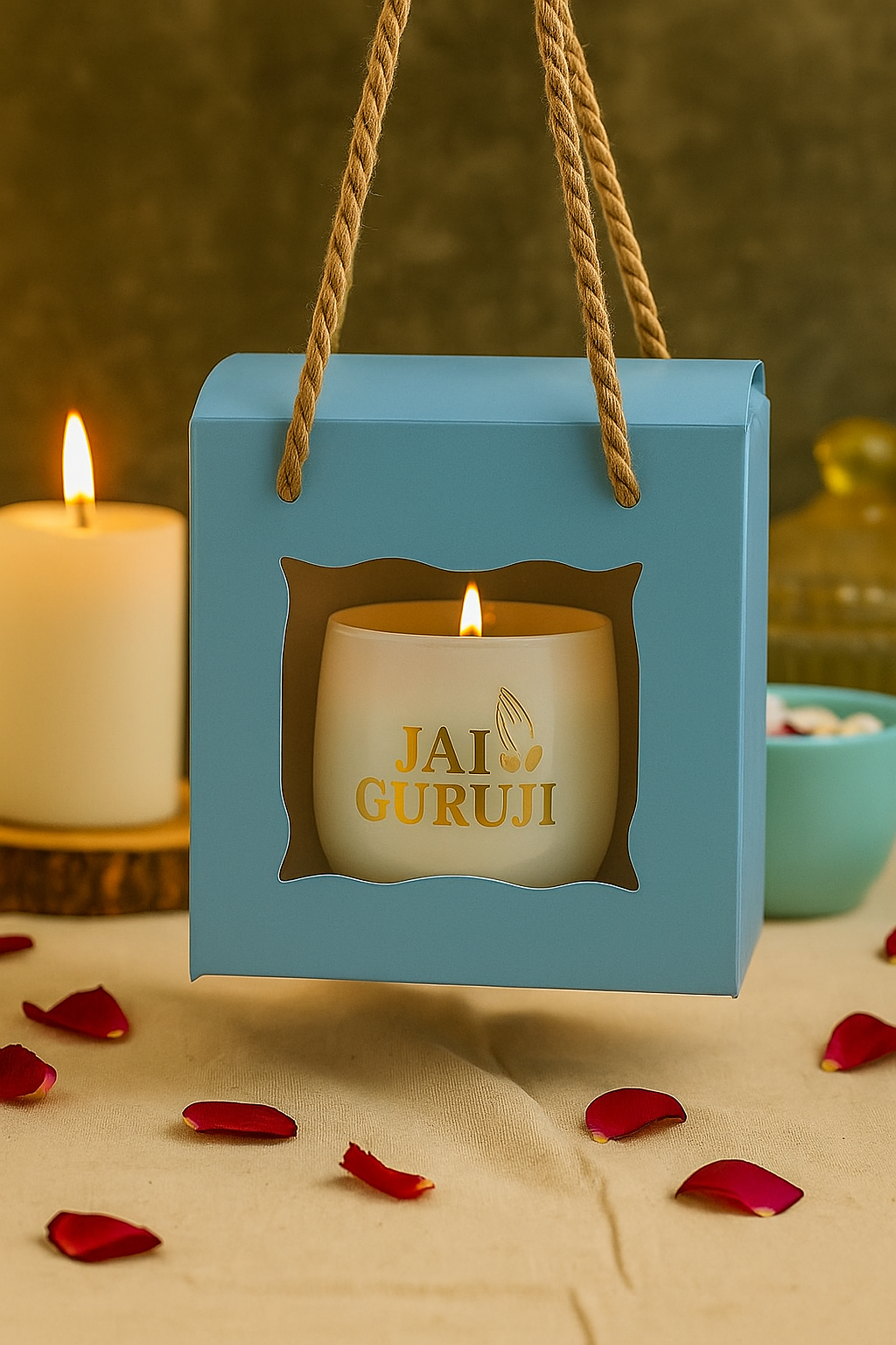 Divinity Jar Candle – Jai Guruji Edition (Buy 1 Get 1 Free)