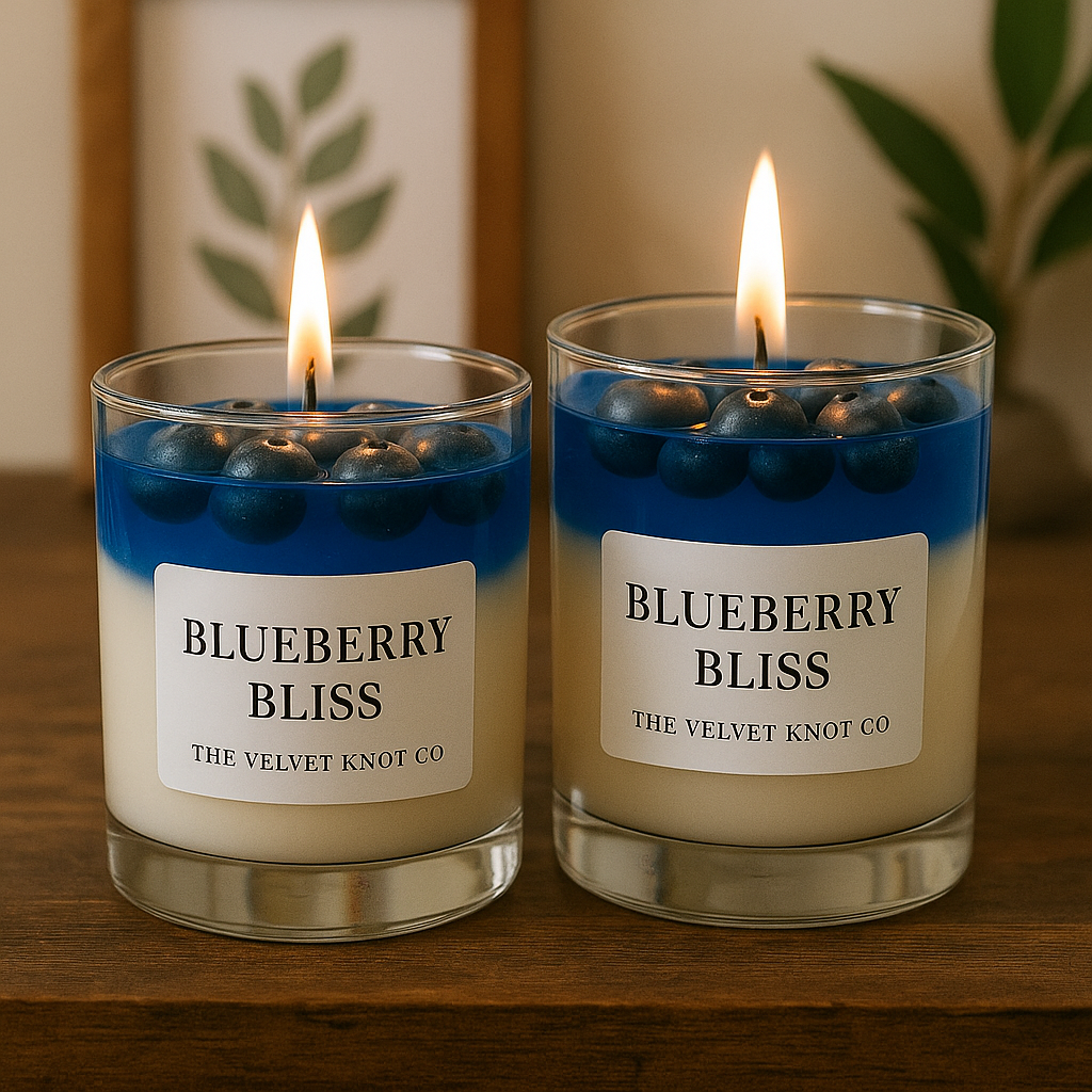 Blueberry Bliss Handmade Soy Wax Candle