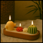 The Velvet Flame – Rose Bloom Candle
