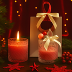 CRYSTAL GLOW Festive Candle Jar (200 ml)