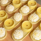 Peony Bloom – Scented Candle & Wax Sculpture Duo