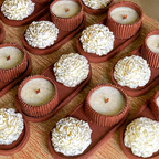 Peony Bloom – Scented Candle & Wax Sculpture Duo