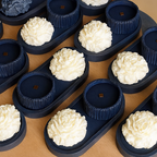 Peony Bloom – Scented Candle & Wax Sculpture Duo