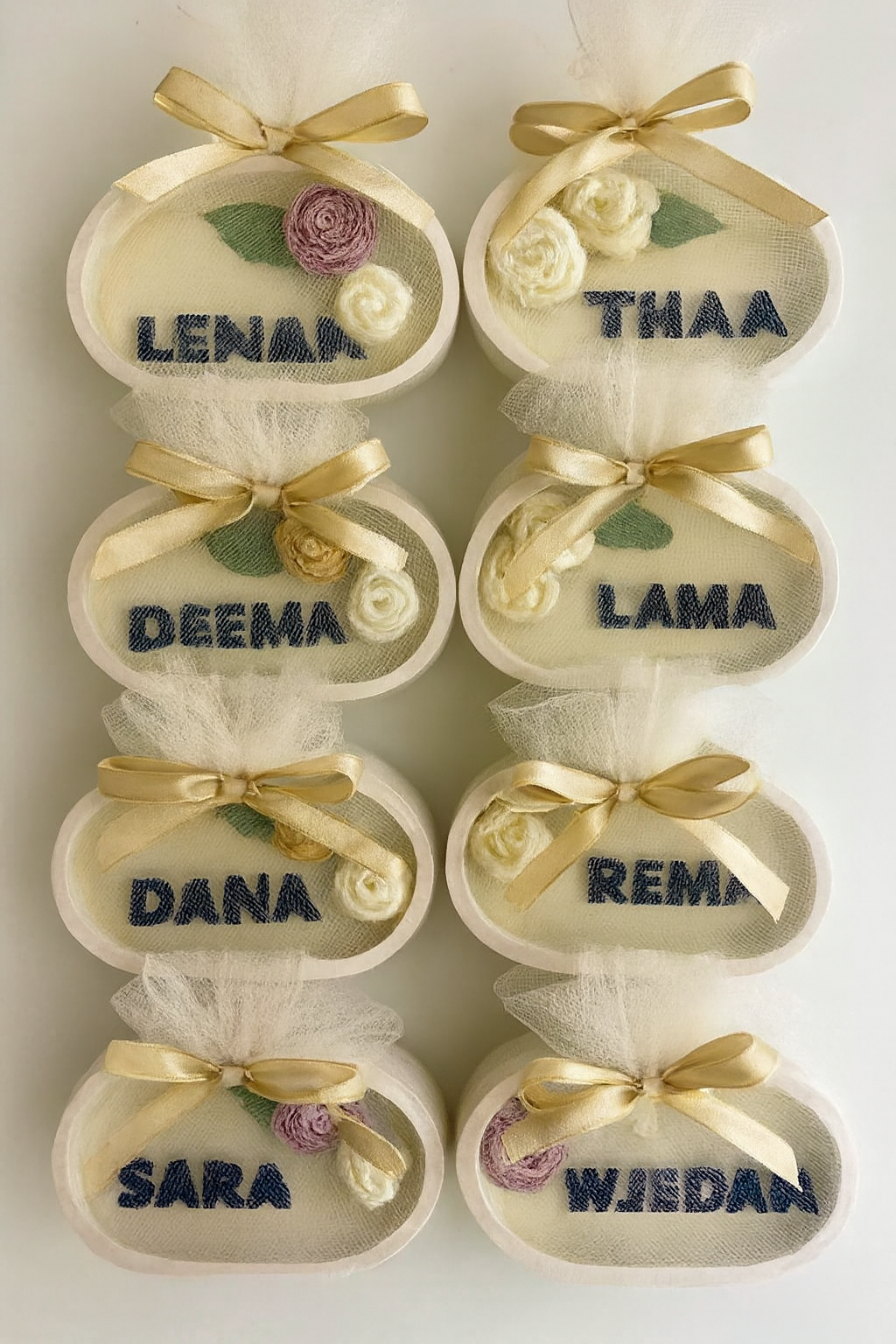 The Heirloom Candle – Personalized Floral Concrete Candle by The Velvet Knot Co.