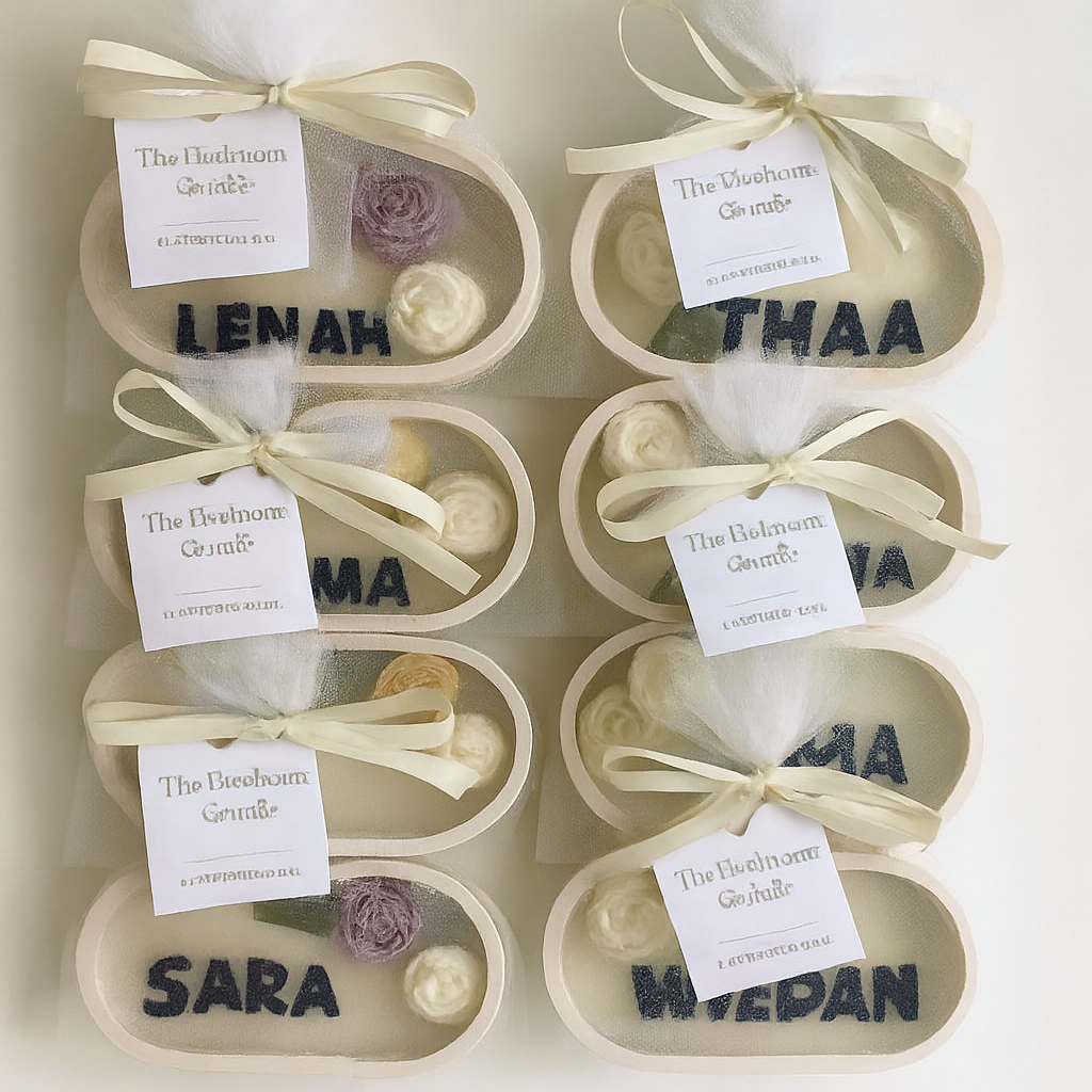 The Heirloom Candle – Personalized Floral Concrete Candle by The Velvet Knot Co.