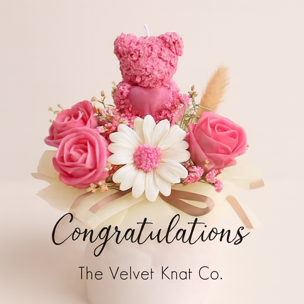 Luxury Candle Bouquet – Signature Floral Sculpted Candle Arrangement