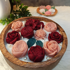 Rosy Bloom Candle Bowl