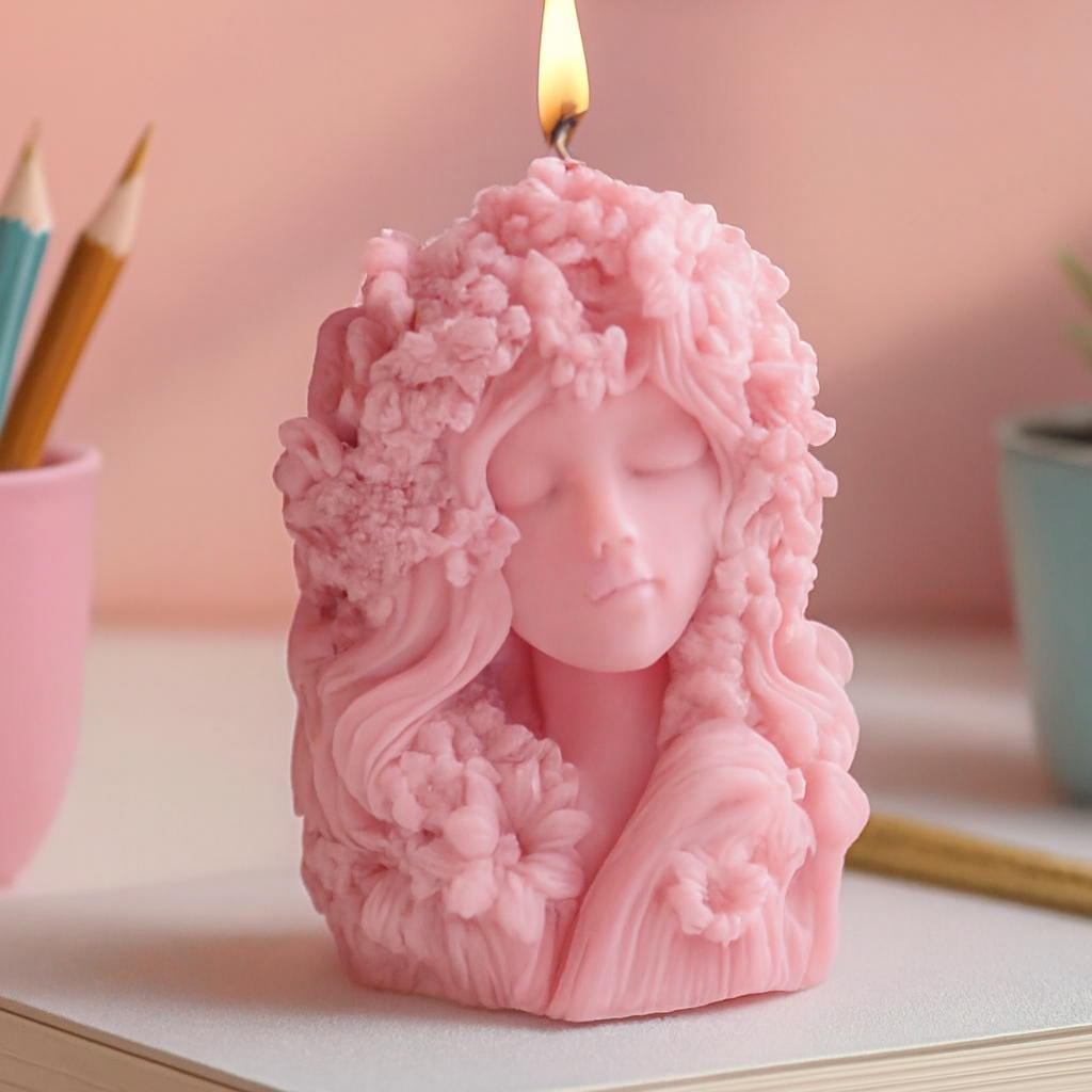 Floral Muse Sculpted Candle