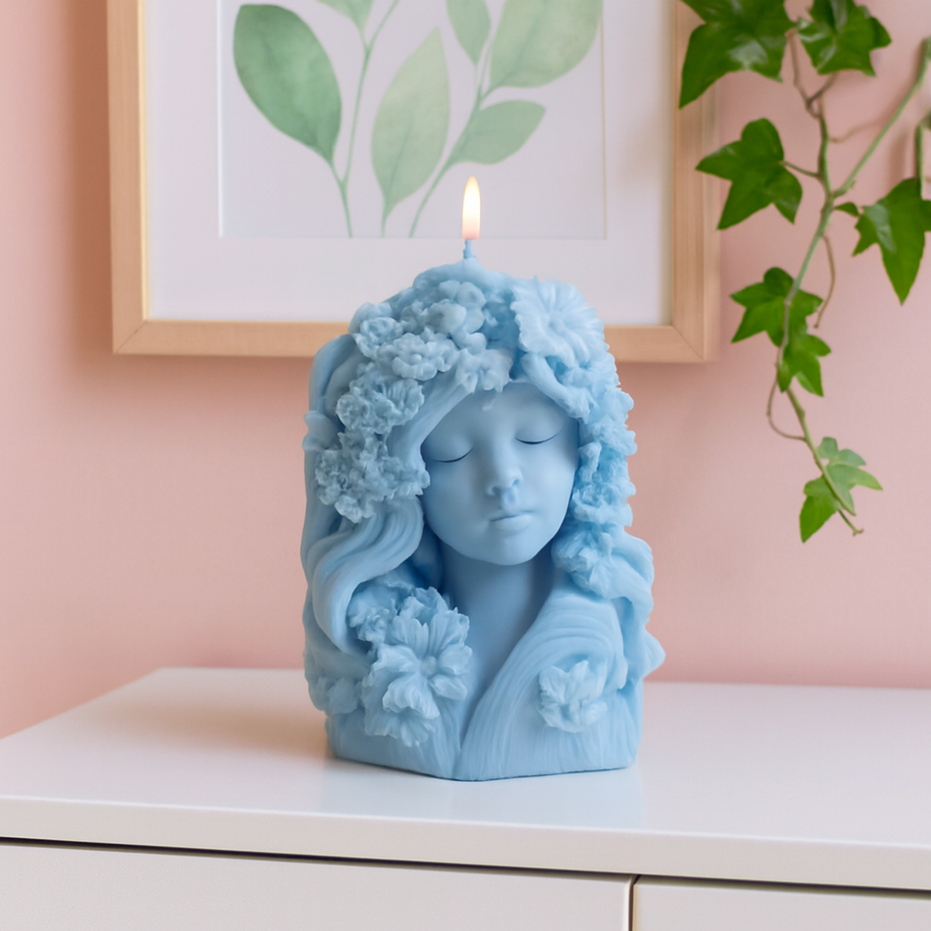 Floral Muse Sculpted Candle