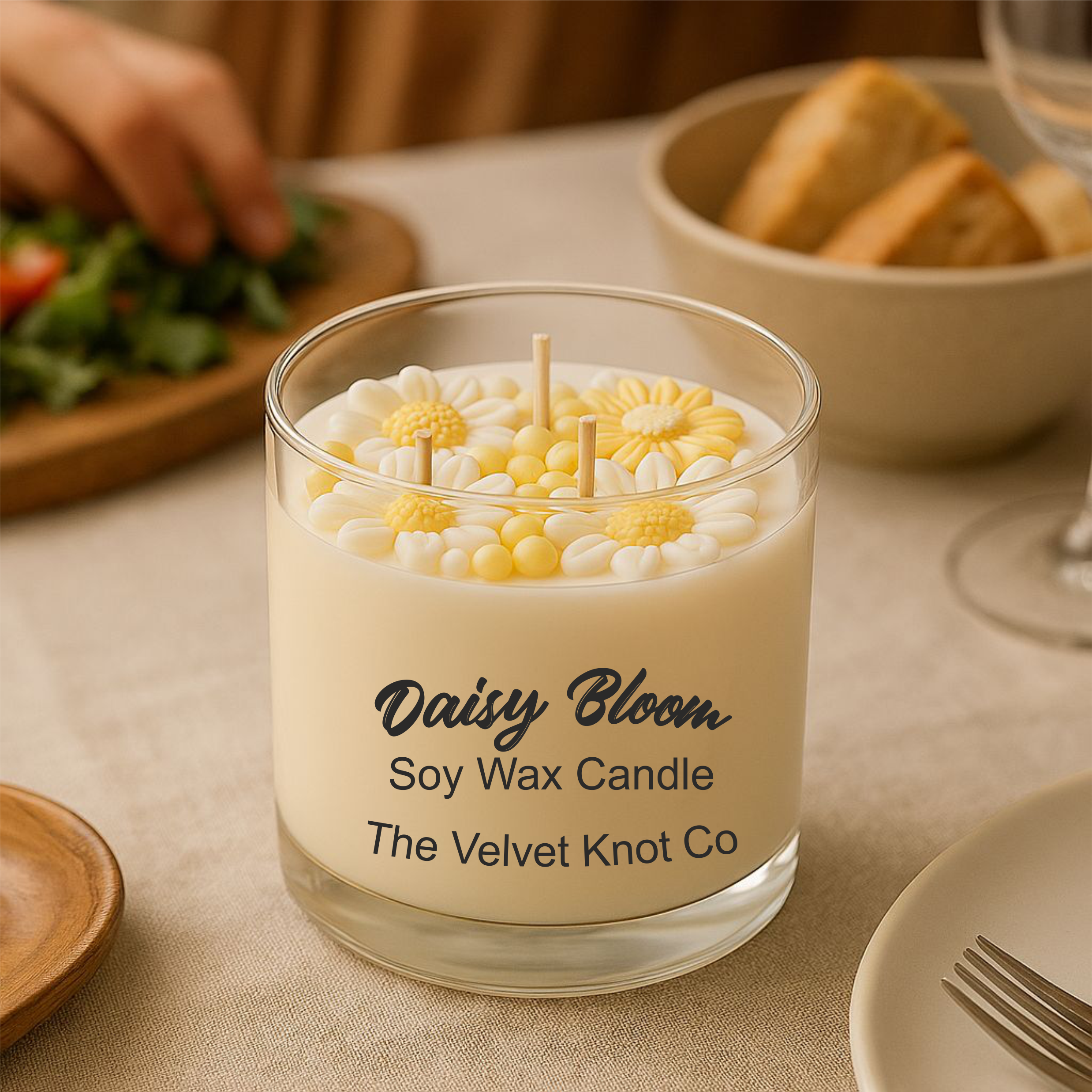 Daisy Bloom Soy Wax Candle