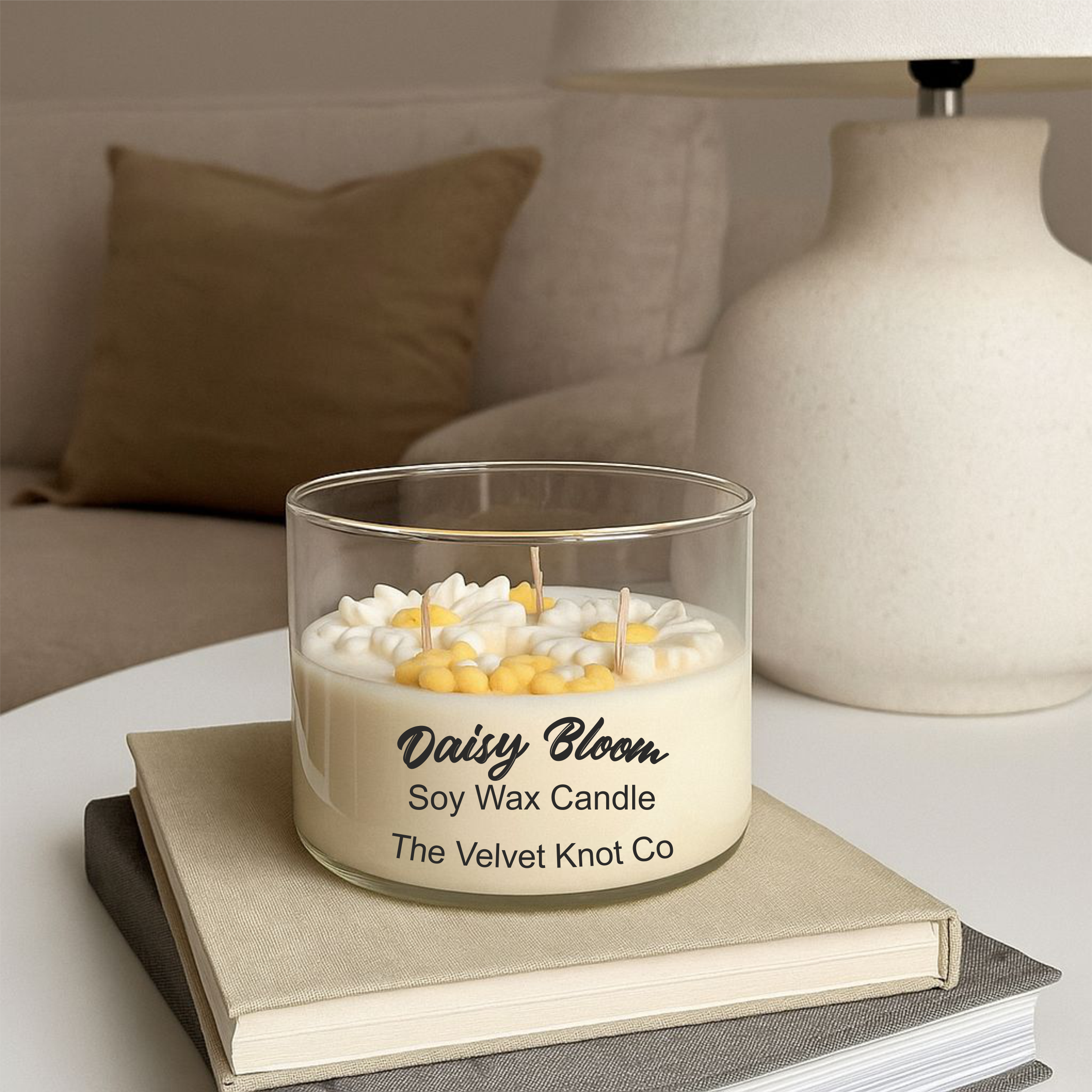 Daisy Bloom Soy Wax Candle