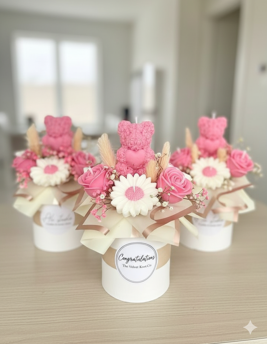 Luxury Candle Bouquet – Signature Floral Sculpted Candle Arrangement