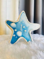 Ocean Breeze Starfish Candle – Resin Shell Gel & Soy Wax Blend