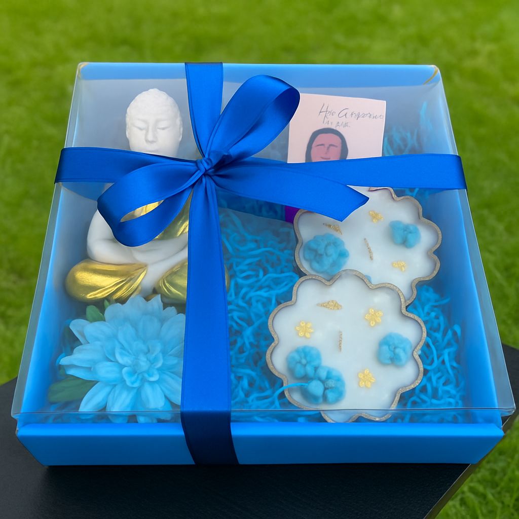 🕊️ Serenity Buddha Gift Box – Botanical Candle Edition