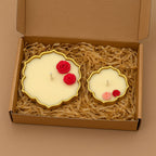 Floral Scented Candle Gift Set – Set of 2 Decorative Candles in Gift Box (Buy 1 Get 1 Free)