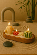 The Velvet Flame – Rose Bloom Candle