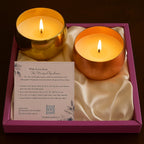 Luxe Metallic Candle Gift Set – Gold & Copper