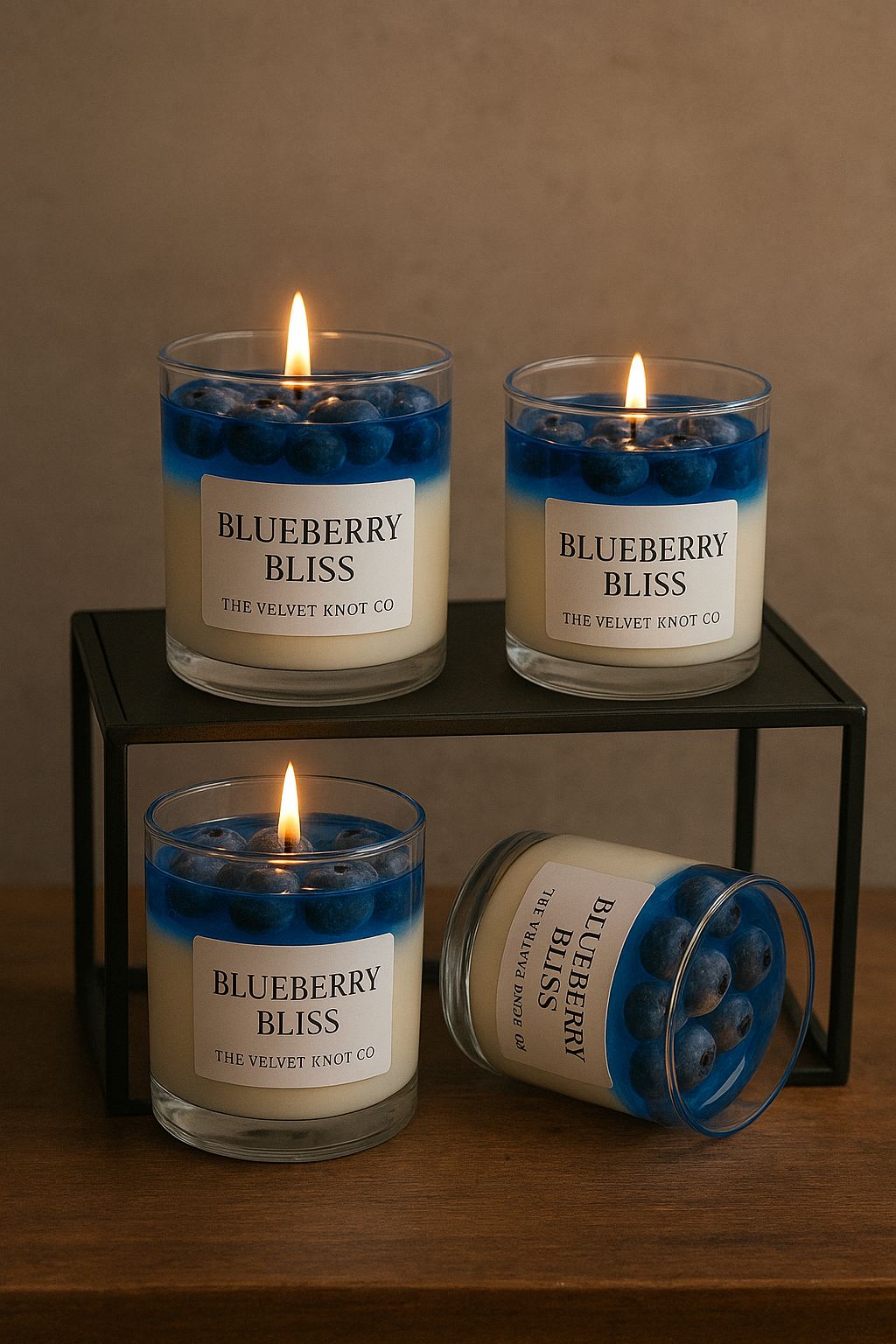 Blueberry Bliss Handmade Soy Wax Candle
