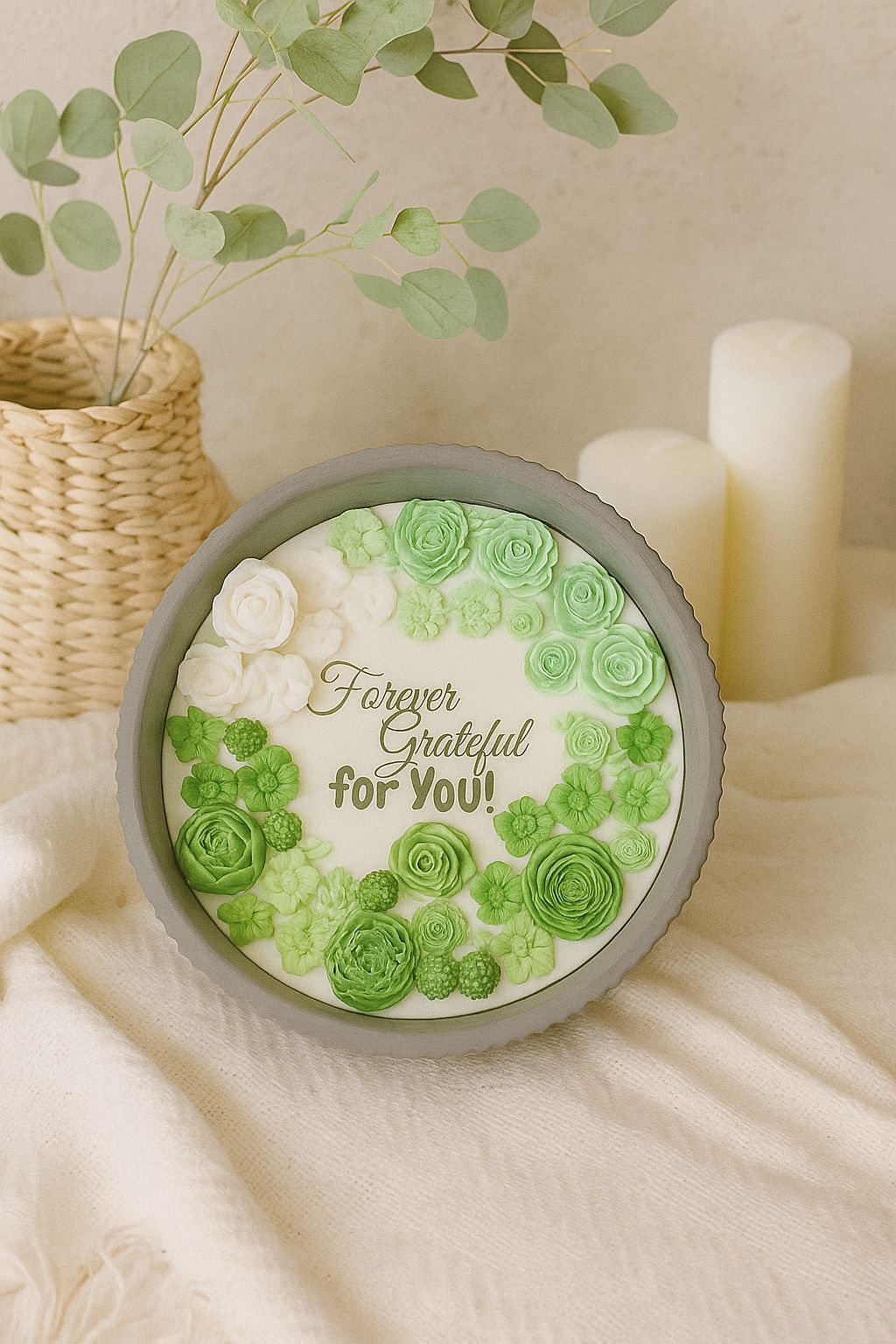 Resin Marble Candle