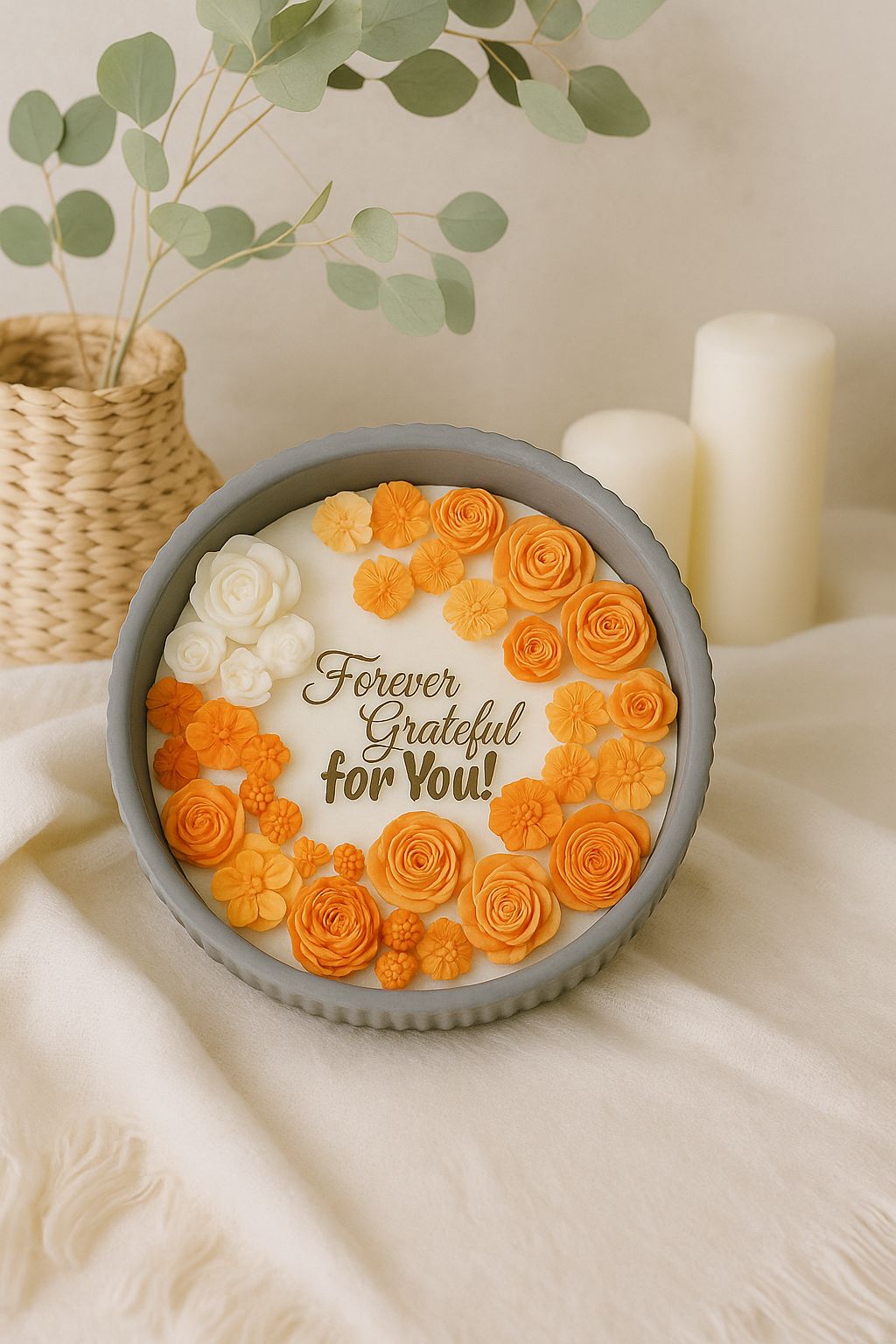 Resin Marble Candle