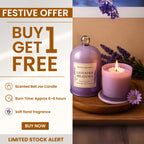 Scented Bell Jar Candle (Buy 1 Get 1 Free)