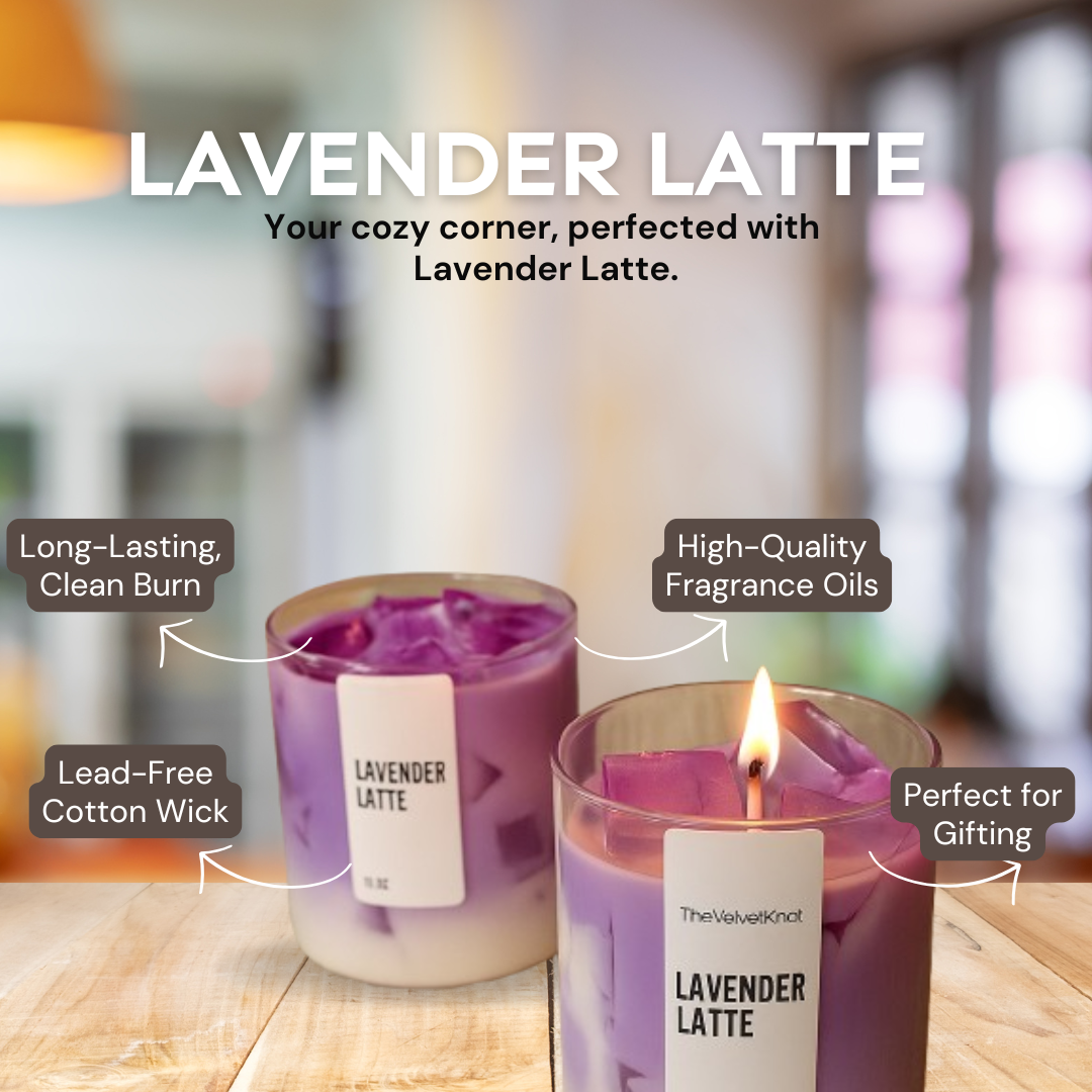 Iced Latte Candle – Realistic Iced Latte Look | Designer Soy Wax (Set of 2)
