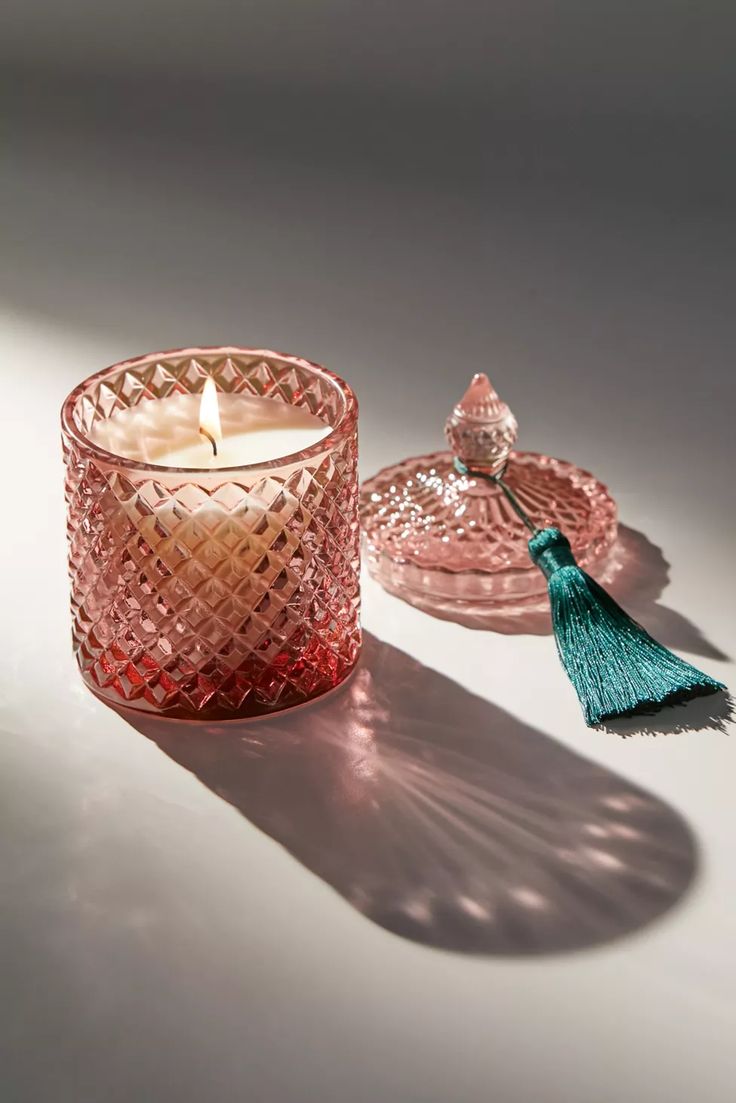 Luxe Cut Glass Jar Candles – Hand-Poured Elegance